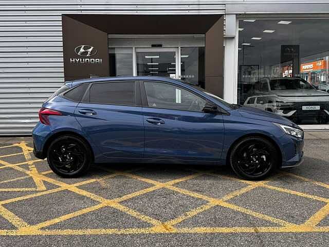Hyundai I20 1.0 T-GDi Black Line Hatchback 5dr Petrol Manual Euro 6 (s/s) (90 ps) Blue