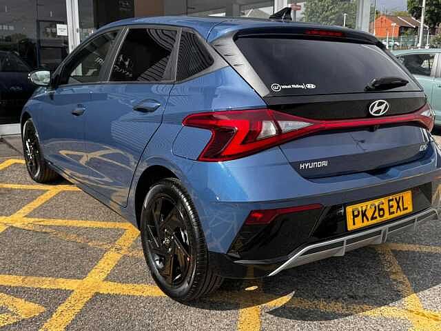 Hyundai I20 1.0 T-GDi Black Line Hatchback 5dr Petrol Manual Euro 6 (s/s) (90 ps) Blue