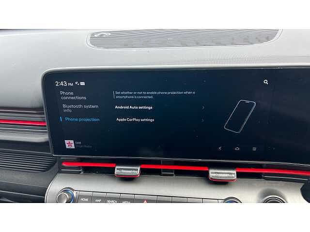 Hyundai KONA KONA 1.6 Hybrid 129 N Line 5dr DCT Black