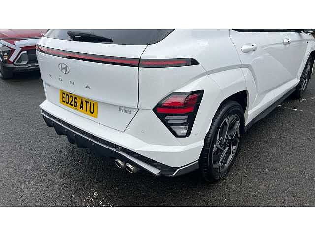 Hyundai KONA KONA 1.6 Hybrid 138 N Line S 5dr DCT Atlas White