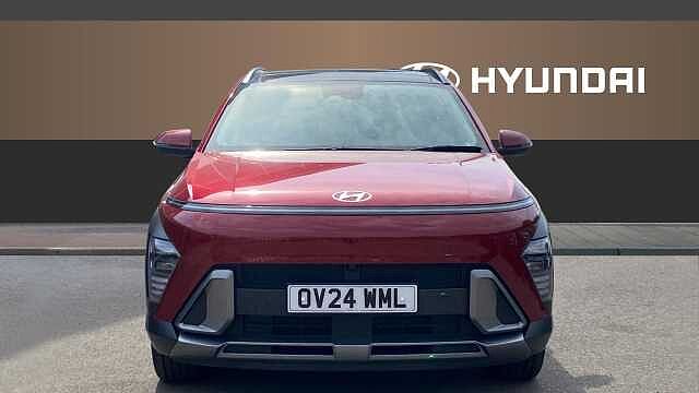 Hyundai KONA 1.6 GDi Hybrid Ultimate 5dr DCT Hybrid Hatchback Red