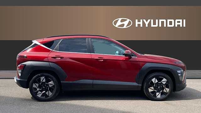 Hyundai KONA 1.6 GDi Hybrid Ultimate 5dr DCT Hybrid Hatchback Red