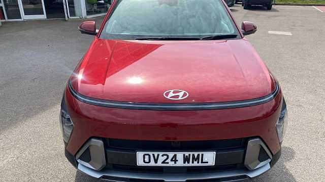 Hyundai KONA 1.6 GDi Hybrid Ultimate 5dr DCT Hybrid Hatchback Red