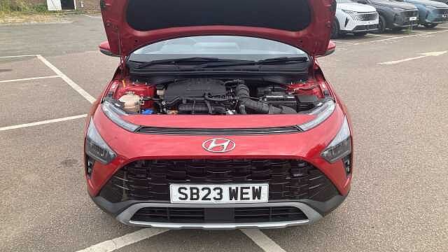 Hyundai BAYON 1.0 TGDi 48V MHEV Premium 5dr DCT Petrol Hatchback Red
