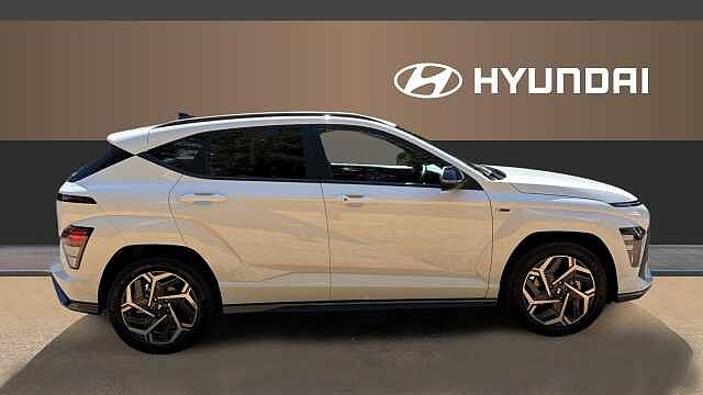 Hyundai KONA 1.6 Hybrid 129 N Line 5dr DCT Hybrid Hatchback White