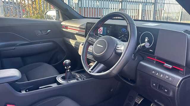 Hyundai KONA 1.6T 138 N Line 5dr Petrol Hatchback Black