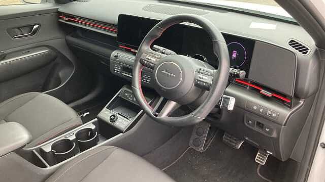 Hyundai KONA 1.6 GDi Hybrid N Line 5dr DCT Hybrid Hatchback White