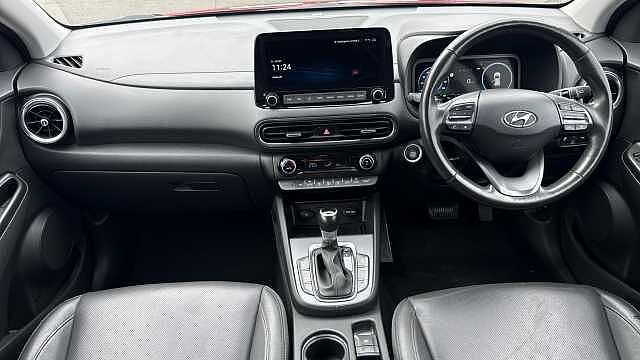 Hyundai KONA 1.6 GDi Hybrid Ultimate 5dr DCT Hybrid Hatchback Red