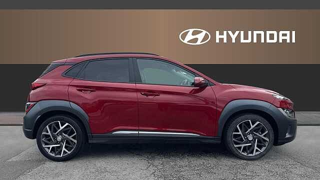 Hyundai KONA 1.6 GDi Hybrid Ultimate 5dr DCT Hybrid Hatchback Red