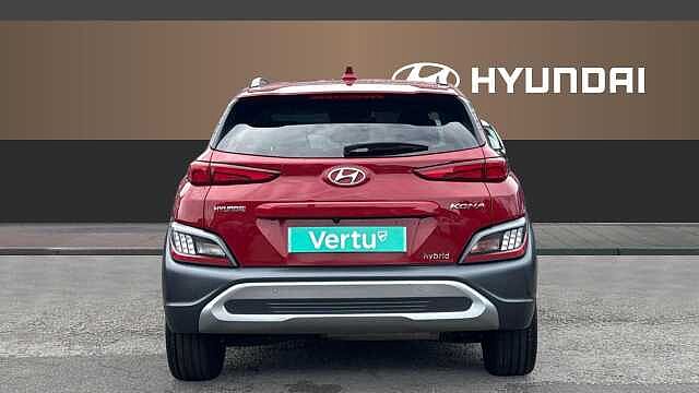 Hyundai KONA 1.6 GDi Hybrid Ultimate 5dr DCT Hybrid Hatchback Red