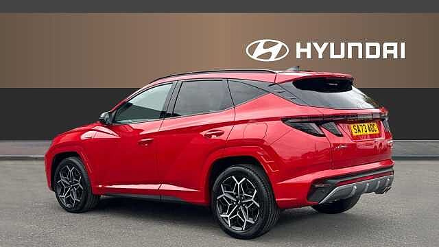 Hyundai TUCSON 1.6 TGDi Hybrid 230 N Line 5dr 2WD Auto Hybrid Estate Red