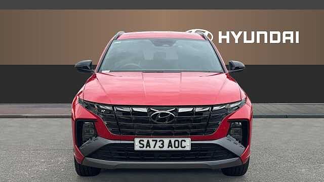 Hyundai TUCSON 1.6 TGDi Hybrid 230 N Line 5dr 2WD Auto Hybrid Estate Red