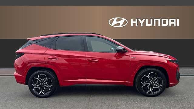 Hyundai TUCSON 1.6 TGDi Hybrid 230 N Line 5dr 2WD Auto Hybrid Estate Red