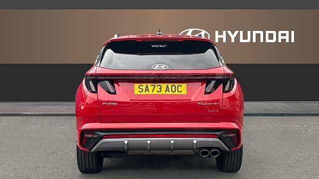 Hyundai TUCSON 1.6 TGDi Hybrid 230 N Line 5dr 2WD Auto Hybrid Estate Red