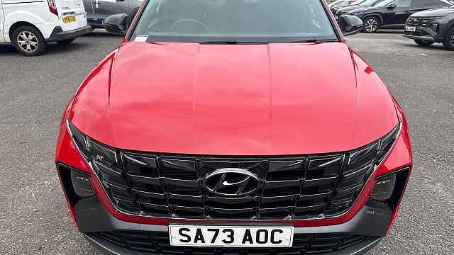 Hyundai TUCSON 1.6 TGDi Hybrid 230 N Line 5dr 2WD Auto Hybrid Estate Red