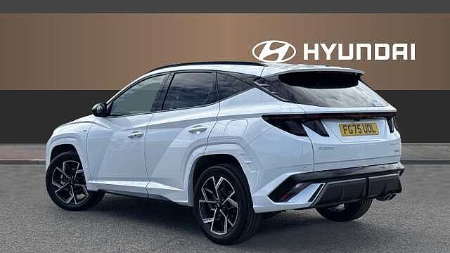 Hyundai TUCSON 1.6T 239 Hybrid N Line 5dr Auto Hybrid Estate White