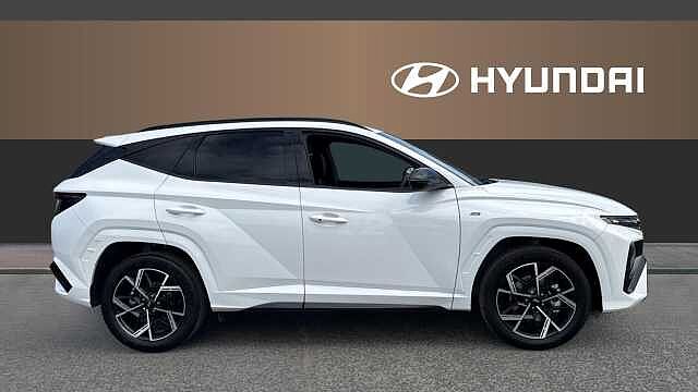 Hyundai TUCSON 1.6T 239 Hybrid N Line 5dr Auto Hybrid Estate White