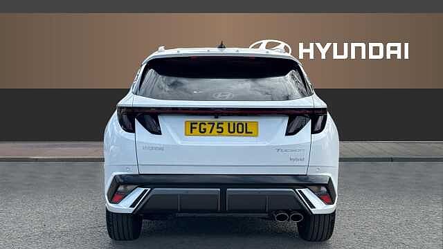 Hyundai TUCSON 1.6T 239 Hybrid N Line 5dr Auto Hybrid Estate White