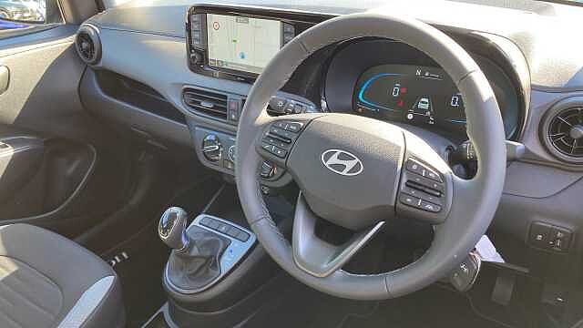 Hyundai I10 1.0 [63] Advance 5dr Auto [Nav] Petrol Hatchback Vibrant Blue - Pearl