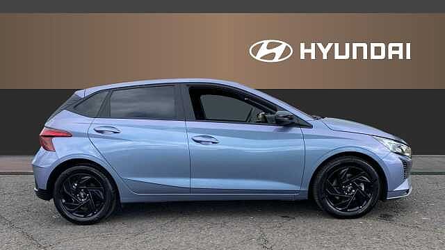 Hyundai I20 1.0T GDi 90 Black Line 5dr Petrol Hatchback Meta Blue - Pearl