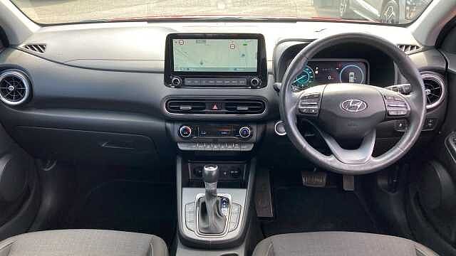Hyundai KONA 1.6 GDi Hybrid Premium 5dr DCT Hybrid Hatchback Red