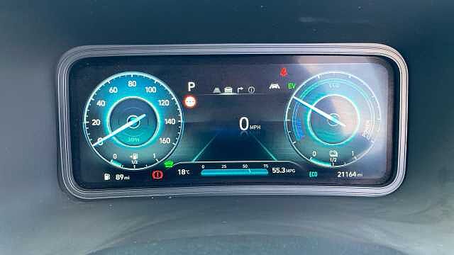 Hyundai KONA 1.6 GDi Hybrid Premium 5dr DCT Hybrid Hatchback Red