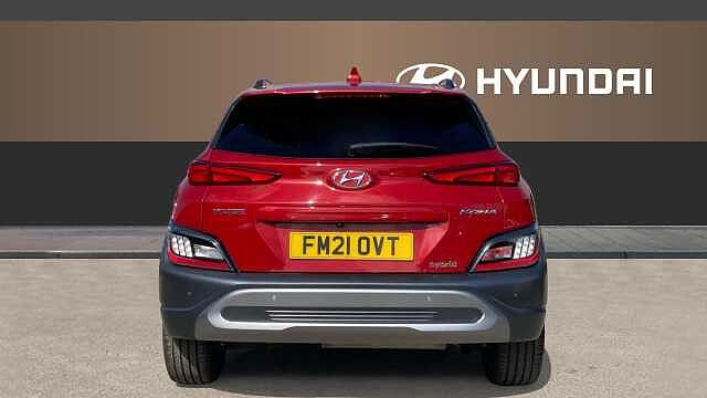 Hyundai KONA 1.6 GDi Hybrid Premium 5dr DCT Hybrid Hatchback Red