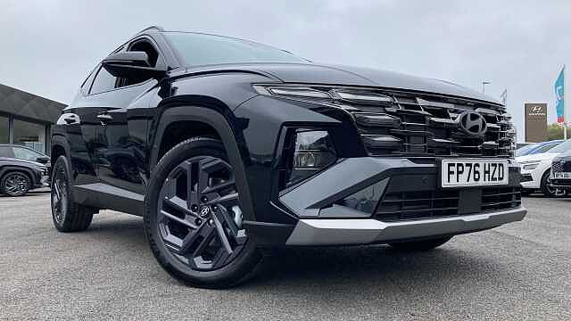 Hyundai TUCSON 1.6T 239 Hybrid Black Line 5dr Auto Hybrid Estate Abyss Black - Pearl