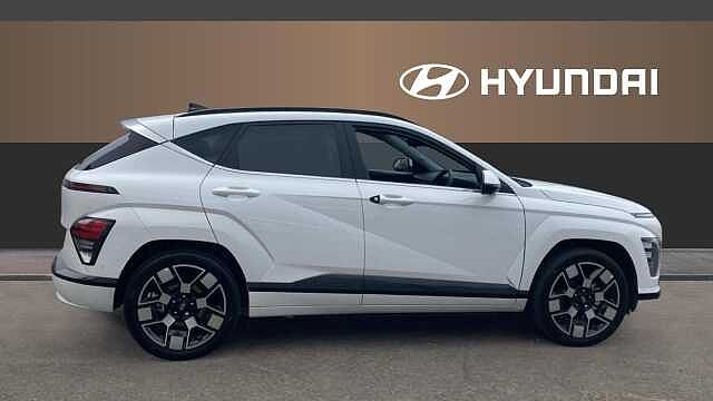 Hyundai KONA 160kW Ultimate 65kWh 5dr Auto [Lux Pack/Leather] Pearl - Serenity White