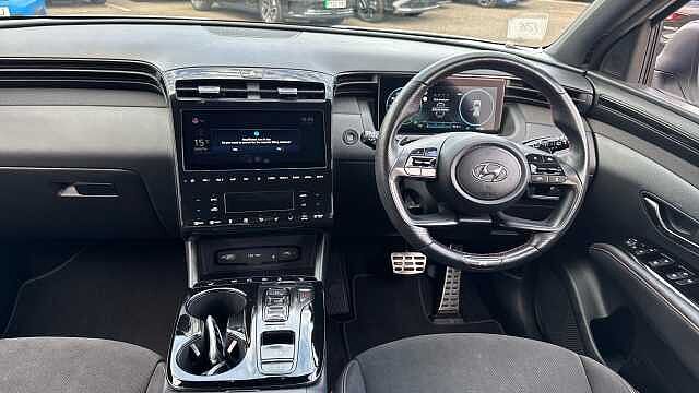 Hyundai TUCSON 1.6 TGDi Hybrid 230 N Line S 5dr 2WD Auto White