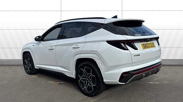Hyundai TUCSON 1.6 TGDi Hybrid 230 N Line S 5dr 2WD Auto White