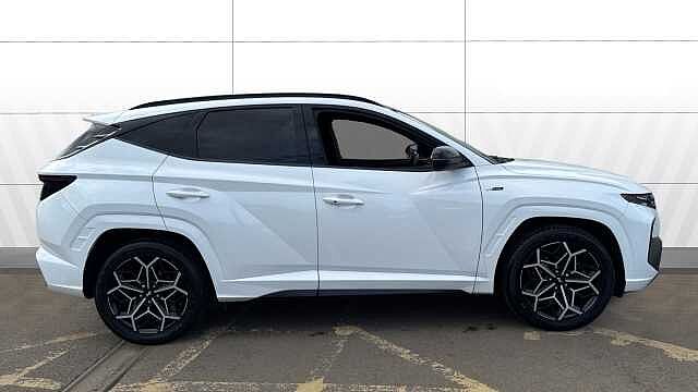 Hyundai TUCSON 1.6 TGDi Hybrid 230 N Line S 5dr 2WD Auto White