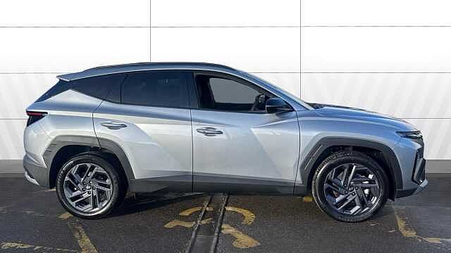 Hyundai TUCSON 1.6T 239 Hybrid Black Line 5dr Auto Shimmering Silver - Metallic
