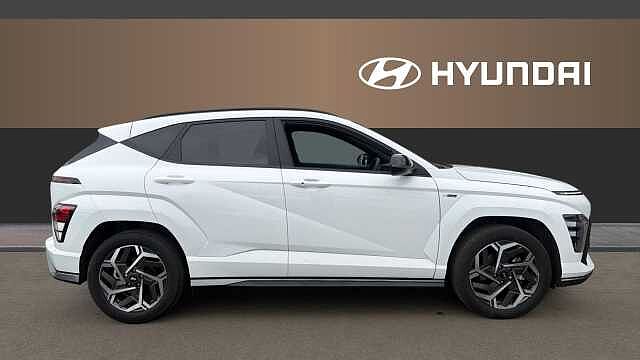 Hyundai KONA 1.6 Hybrid 129 N Line 5dr DCT Hybrid Hatchback White