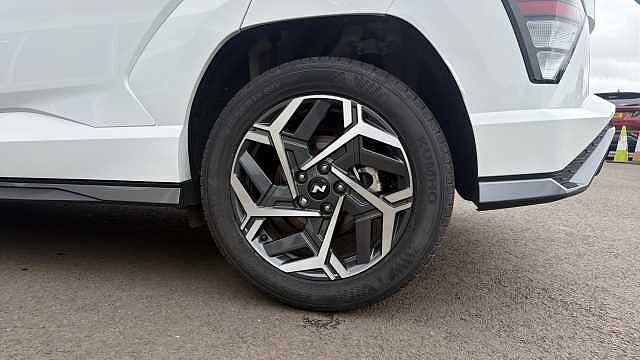 Hyundai KONA 1.6 Hybrid 129 N Line 5dr DCT Hybrid Hatchback White