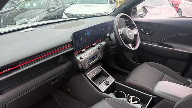 Hyundai KONA 1.6 Hybrid 129 N Line 5dr DCT Hybrid Hatchback White