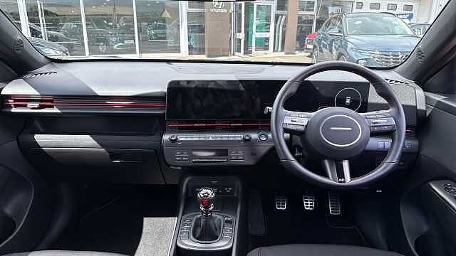 Hyundai KONA 1.6T 138 N Line 5dr Petrol Hatchback Black