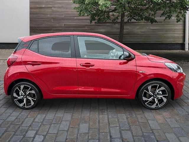 Hyundai I10 1.0 T-GDi N Line Hatchback 5dr Petrol Manual Euro 6 (s/s) (90 ps) Red