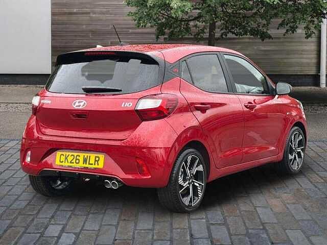 Hyundai I10 1.0 T-GDi N Line Hatchback 5dr Petrol Manual Euro 6 (s/s) (90 ps) Red
