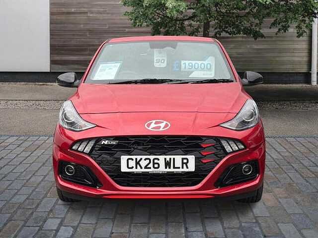 Hyundai I10 1.0 T-GDi N Line Hatchback 5dr Petrol Manual Euro 6 (s/s) (90 ps) Red