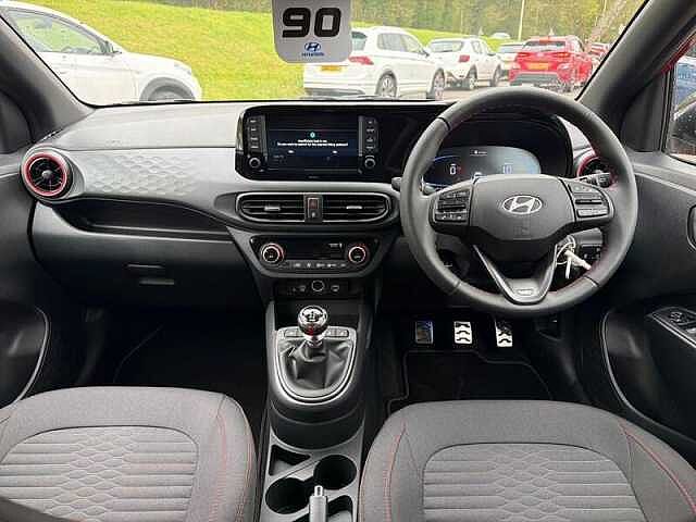 Hyundai I10 1.0 T-GDi N Line Hatchback 5dr Petrol Manual Euro 6 (s/s) (90 ps) Red