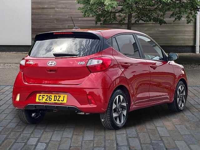 Hyundai I10 1.0 Advance Hatchback 5dr Petrol Auto Euro 6 (s/s) (63 ps) Red