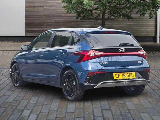 Hyundai I20 1.0 T-GDi Black Line Hatchback 5dr Petrol DCT Euro 6 (s/s) (90 ps) Blue