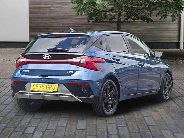 Hyundai I20 1.0 T-GDi Black Line Hatchback 5dr Petrol DCT Euro 6 (s/s) (90 ps) Blue