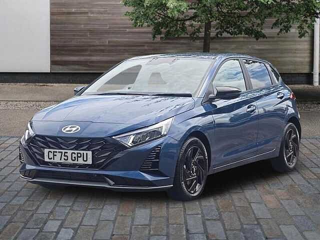 Hyundai I20 1.0 T-GDi Black Line Hatchback 5dr Petrol DCT Euro 6 (s/s) (90 ps) Blue