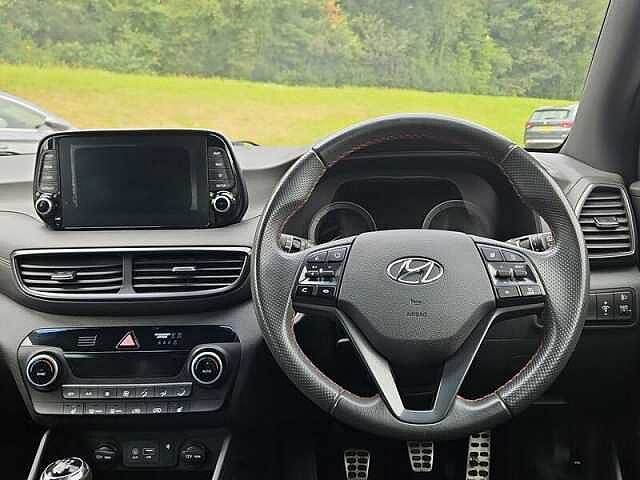 Hyundai TUCSON 1.6 T-GDi N Line SUV 5dr Petrol Manual Euro 6 (s/s) (177 ps) Black