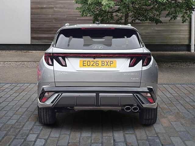Hyundai TUCSON 1.6T N Line S SUV 5dr Petrol Hybrid Auto Euro 6 (s/s) (239 ps) Silver