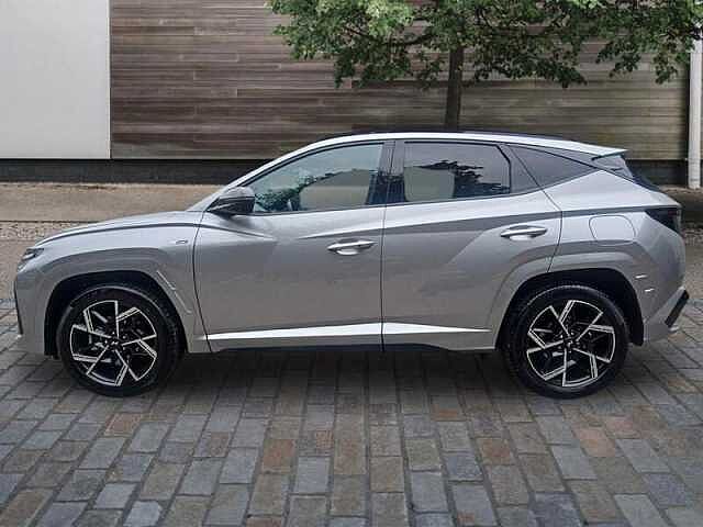 Hyundai TUCSON 1.6T N Line S SUV 5dr Petrol Hybrid Auto Euro 6 (s/s) (239 ps) Silver