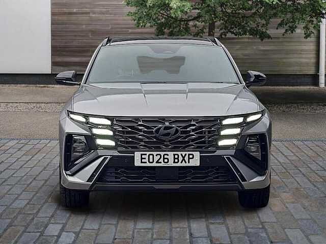 Hyundai TUCSON 1.6T N Line S SUV 5dr Petrol Hybrid Auto Euro 6 (s/s) (239 ps) Silver