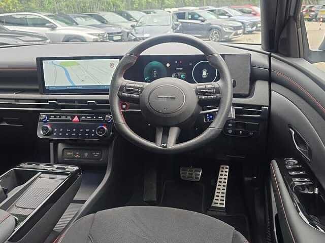 Hyundai TUCSON 1.6T N Line S SUV 5dr Petrol Hybrid Auto Euro 6 (s/s) (239 ps) Silver